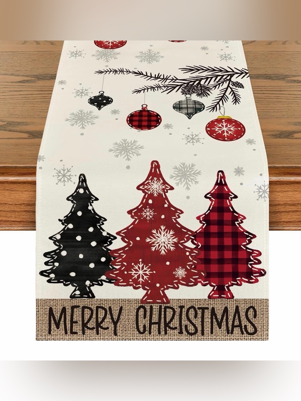 🎄New🎄Festive Merry Christmas Holiday Table Runner